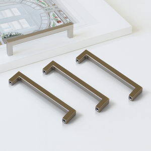 Modern Minimalist Stainless Steel Cabinet Handle Straight <b>Bar</b> U-Shaped Drawer <b>Pull</b> <b>for</b> Kitchen Bathroom Living Room Bedroom - Product Image 1