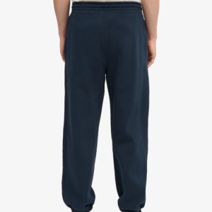 Pantalon de survêtement bleu marine pour homme, taille élastique avec cordon de serrage, joggers décontractés en coton mi-lourd, idéal pour l'automne - Product Image 5