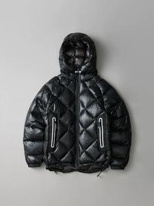 OEM Wholesale Customization Diamond Down Hoodie Functional Outdoor Ultra-<b>Light</b> Down <b>Jacket</b> - Product Image 6