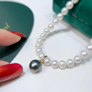 อุปกรณ์ตกแต่งมุก 30448DIY จี้เงินแท้ S925 ลูกปัดขนาด 8-11 มม. สร้อยคอแบบเปิด ตัวล็อคแบบเปิด ที่แขวนเสื้อผ้าแฟชั่นสำหรับผู้หญิง - Product Image 2