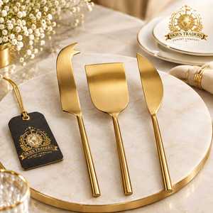 Ensemble de couverts de luxe en acier inoxydable rose doré, finition miroir, cuillère, fourchette, couteau, vaisselle en gros pour restaurant et hôtel - Product Image 5