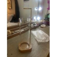 ที่วางธูปหอมกลิ่นลาเวนเดอร์ ทำจากไม้และแก้ว สำหรับตกแต่งบ้าน สปา ทำสมาธิ พร้อมแผ่นสติกเกอร์และช่องใส่กลิ่นหอม - Product Image 3