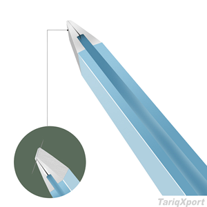 Pince à épiler à double extrémité en acier inoxydable, à pointe plate, logo personnalisé, outil de beauté professionnel pour le modelage des sourcils - Product Image 2