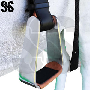 Estribos Resistentes para Caballos de Estilo Western, Acero al Carbono, Acero Inoxidable, Resistentes al Óxido, Hechos en Pakistán, SHER SONS SPORTS SSS-WS-4205 Personalizados - Product Image 5