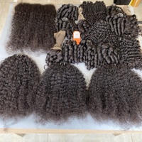 Prix de gros Cheveux humains Remy vietnamiens bruts, doublement étirés, ondulés bouclés, lissés, couleur naturelle, Grade 12A