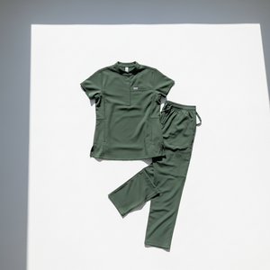 ชุดยูนิฟอร์มแพทย์หญิงสำหรับโรงพยาบาลและสปา ผ้าเรยอน/สแปนเด็กซ์/โพลีเอสเตอร์ พิมพ์ลายดิจิทัล/ลายนูน - Product Image 1