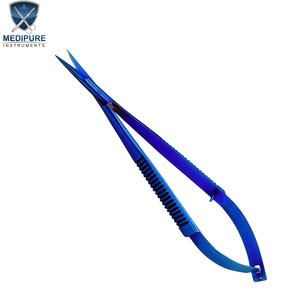 Ciseaux chirurgicaux professionnels à manche plat, lames droites de 8 mm de large, 19 mm, 15 cm, instrument de coupe médical réutilisable - Product Image 1