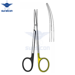 กรรไกรผ่าตัด Knapp ขนาด 12.5 ซม. / 5 นิ้ว ใบมีดโค้งเดี่ยวแบบหยัก Super Cut TC ผลิตจากเหล็กกล้าไร้สนิมคุณภาพสูง ความแม่นยำสูง - Product Image 2