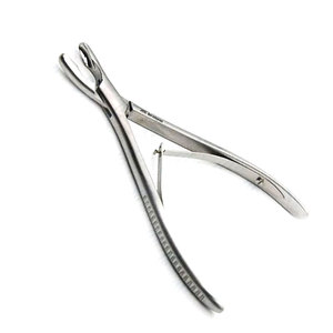 Surgical Instrument Stainless Steel Manual Power Source Precise Bone Cutting Adson Cranial Rongeur Curved Orthopedic - Product Image 1