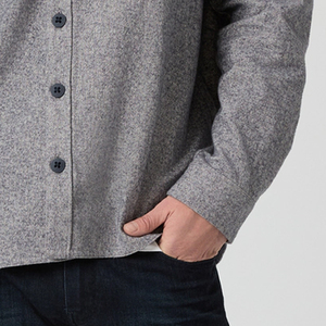 Cheap Rate Men Drop Shoulder T Shirt Loose Fit Contemporary Street Style Casual Wear With Turn <b>Down</b> Collar And Front Pocket 2026 - Product Image 4