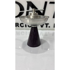Brûleur d'encens en métal en gros, design moderne et minimaliste, Mubkhar arabe en acier inoxydable, support pour brûleur d'oud et de bakhoor pour la maison et le Ramadan - Product Image 6