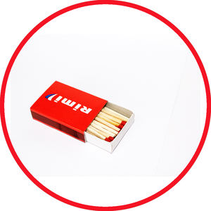 Household Safety Matches Cardboard <b>Matchbox</b> Size 56x45x15mm Matchsticks Customized Printing for Daily Home Kitchen Lighting Use - Product Image 2