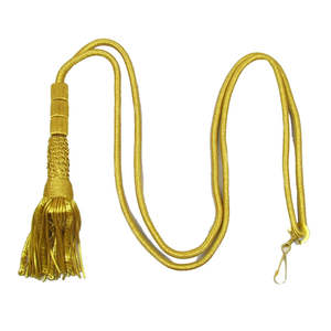 Cordon de cincture en fil d'or sur mesure avec pompons, cordon de cincture métallique pour sacs et vêtements, idéal pour les sacs et vêtements religieux. - Product Image 5