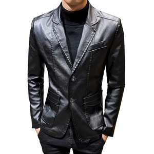 Chaqueta Acolchada KEVEN IMPEX KI-530 para Hombre, Corte Ajustado, Cuero PU, Impermeable, Color Sólido, Prenda Exterior Informal, Logotipo Frontal Personalizable, Otoño, EE. UU. - Product Image 4