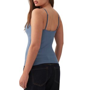 Débardeur de sport personnalisé pour femme, de haute qualité, couleur unie, sans manches, pour l'entraînement et le yoga estival - Product Image 4
