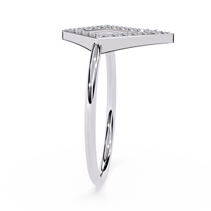 Anillo de Compromiso Loista Jewels con Diamante Cultivado en Laboratorio con Certificación IGI CVD VVS, Chapado en Oro de 18 Quilates, Corte Brillante Redondo, para Mujer - Product Image 3