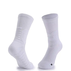 Calcetines Deportivos de Algodón Tejido Unisex al por Mayor, Calcetines Tobilleros Transpirables y Acolchados Personalizados, Calcetines Sólidos Regulares para Hombre - Product Image 1