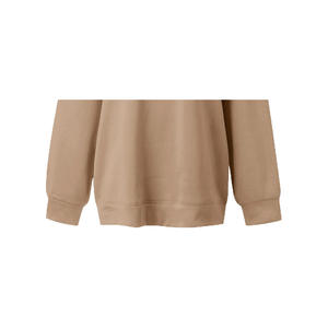 เสื้อสเวตเชิ้ตผ้าแคนวาสปักลาย 3 มิติ สำหรับผู้หญิง สไตล์ลำลอง เป็นมิตรกับสิ่งแวดล้อม ระบายอากาศได้ดี กันลม น้ำหนัก 220 กรัม ผลิตจากผ้าฝ้าย/ใยไผ่ คอกลม แต่งโบว์ - Product Image 3