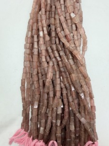 Natural Strawberry Quartz Tumble Gemstone <b>Beads</b> 10-15mm 16 Inches Strand Manufacturer Supplier Wholesale <b>Beads</b> Jewelry Making - Product Image 4