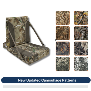 Coussin de siège pliable camouflage pour l'extérieur avec dossier, extra épais, portable, pour la chasse, le camping, la salle de sport, fabriqué par Imra Impex - Product Image 3