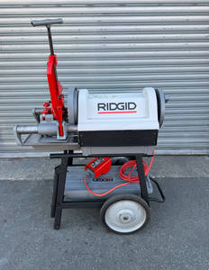 Máquina roscadora de tubos 1224 nueva y de alta demanda, con soporte, para roscado de 1-2-4, y tijeras de peluquería 714 Die Mint - Product Image 2