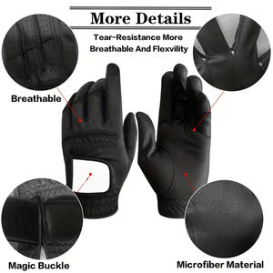 Venta Directa de Fábrica, Diseña Tu Propio Logotipo, Correa de Muñeca Ajustable de Cuero Genuino Transpirable y Antideslizante a Todo Color para Deportes con la Mano Izquierda - Product Image 3