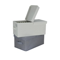 MA42 boîte de rangement pliable en tissu avec 12 compartiments organisateurs de tissu organisateur de placard