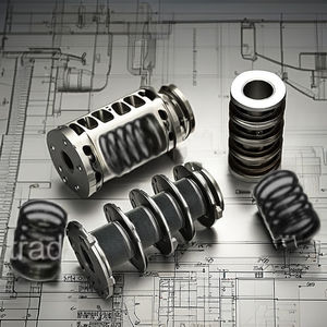 Resortes de precisión de acero inoxidable de alta calidad Piezas esenciales de refrigeración e intercambio de calor para compresor - Product Image 1