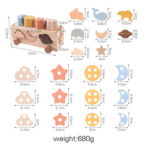 Boîte d'activités éducatives pour nourrissons et tout-petits avec blocs de construction numériques - Product Image 6