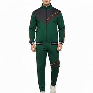 Ensemble de survêtement décontracté à capuche pour homme, hiver, uni |   Vêtements de sport pour la course à pied et la gym |   Polyester respirant à séchage rapide - Product Image 1