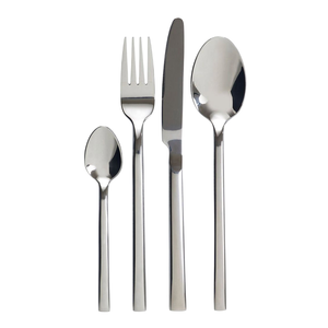 Ensemble de couverts en acier inoxydable martelé pour hôtels et restaurants, manche texturé artisanal, vaisselle de table - Product Image 5