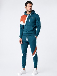 Chándal de hombre de alta calidad con tela suave y transpirable, de corte moderno, ideal para entrenamiento en el gimnasio, viajes y moda diaria. - Product Image 1