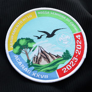 Écussons tissés personnalisés sur mesure et badges tissés personnalisés pour vêtements, avec écussons tissés en gros et écussons tissés économiques - Product Image 2