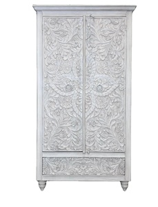 Armoire en manguier sculptée à la main - Product Image 5