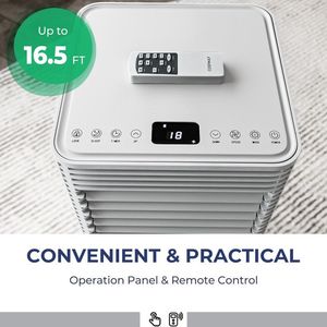 Condizionatore d'Aria 3-in-1 da 8000 BTU (ASHRAE) con Deumidificatore e Modalità Ventilatore, Soluzione Versatile per il Raffreddamento Domestico - Product Image 5