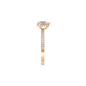 REYES Luxury Design 14K Solid Gold 1.41Ct Pear Cut Lab Grown Diamond Solitaire Ring HPHT CVD Diamond Wedding Gift Jewelry - Product Image 4