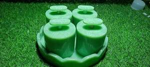 Pot de rangement en résine fait main, hermétique, pour aliments, bijoux, perles, bonbons, organisateur de salle de bain et emballage cadeau, vente en gros - Product Image 4