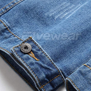 Premium Quality Pakistan Made Denim Men <b>Jeans</b> Jackets <b>Button</b> Custom Design Color Wholesale OEM Service Winter <b>Jeans</b> Jackets - Product Image 6