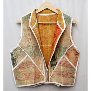 Chaleco de Algodón Vintage para Mujer, Transpirable, con Parches, Cuello en V, Ropa Exterior Informal - Product Image 2