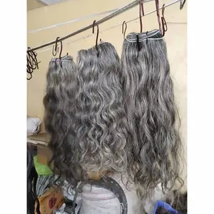 CUTICLE ALIGNED TEMPLE RAW INDIAN WAVY HAIR WITH NO SHEDDING TEARING OR TANGLING MACHINE DOUBLE WEFT BUNDLES MANUFACTURER