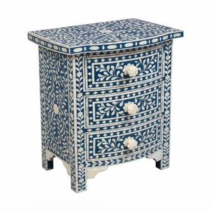 Mesa Consola con Incrustaciones de Hueso de Abeja, Mesa de Entrada Geométrica en Blanco y Negro, Precio Directo de Fábrica, Hecha a Mano, Elegante para Sala de Estar - Product Image 6
