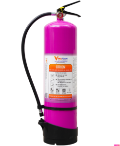 Extincteur Vinafoam OR-9 9L au lithium-ion avec agent Orion 2A 89B homologué pour la sécurité incendie des véhicules électriques, mousse à base d'eau classe A/B - Product Image 1