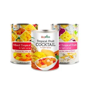 Frutas Tropicales Mixtas Enlatadas de la Mejor Calidad, Precio de Fábrica, del Mejor Fabricante de Vietnam, 20oz/30oz/A10 - Product Image 2