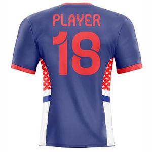Camiseta de Fútbol Sublimada Personalizada al por Mayor, Camiseta Deportiva Transpirable de Secado Rápido, Proveedor de Fábrica de Ropa Deportiva OEM - Product Image 3