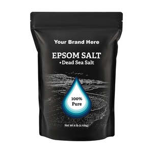 Poudre de bain d'Epsom 100% pure et biologique, sel de la mer Morte luxueux, riche en minéraux, Aromasong Int. Modèle 242 Origine américaine - Product Image 1