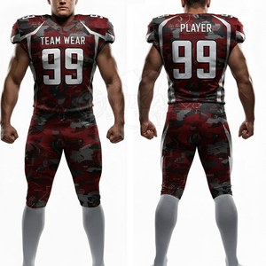 Team Wear American Football Jersey 99 Camouflage Sublimated Moisture Wicking Fitted Sleeveless Men's Adult All Seasons - Product Image 1