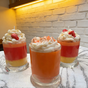 Velas aromáticas en tarros de vidrio, con incrustaciones de postres, para negocios, con temática de coco, en tazas, de cera de coco, con etiquetas, de soja, batidas, con temática de postres - Product Image 6