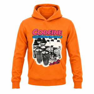 Sweat à capuche 100% coton noir en molleton français 450 g/m² pour homme, pull à capuche, streetwear, sweat-shirt épais, impression personnalisée - Product Image 6