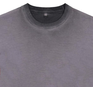 Men's Short Sleeve T-Shirt with Front <b>Logo</b> O-Neck Casual Oversized Fit 100% Cotton Screen Printed - Product Image 2