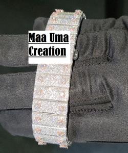 Reloj de Lujo de Cuarzo con Diamantes Moissanite VVS, Estilo Antiguo, Edición Limitada, Movimiento Japonés, Fecha Automática, Acero Inoxidable - Product Image 4